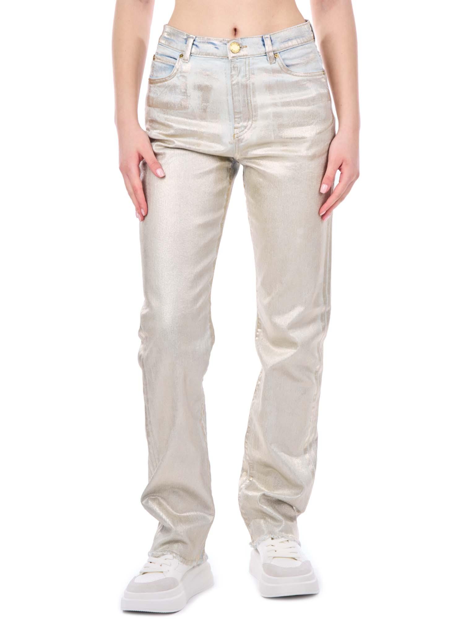 Jeans roxanne straight silver