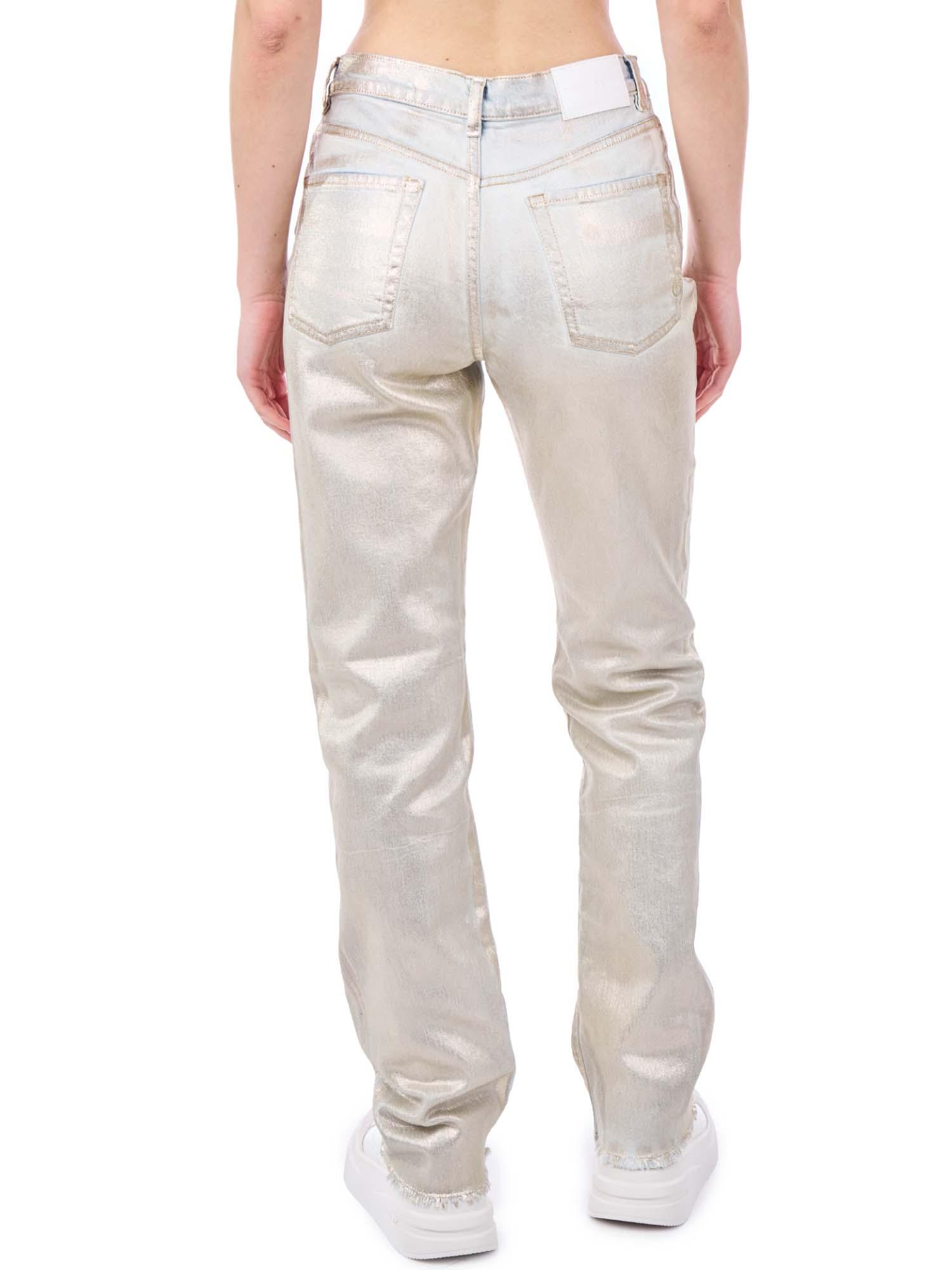 Jeans roxanne straight silver