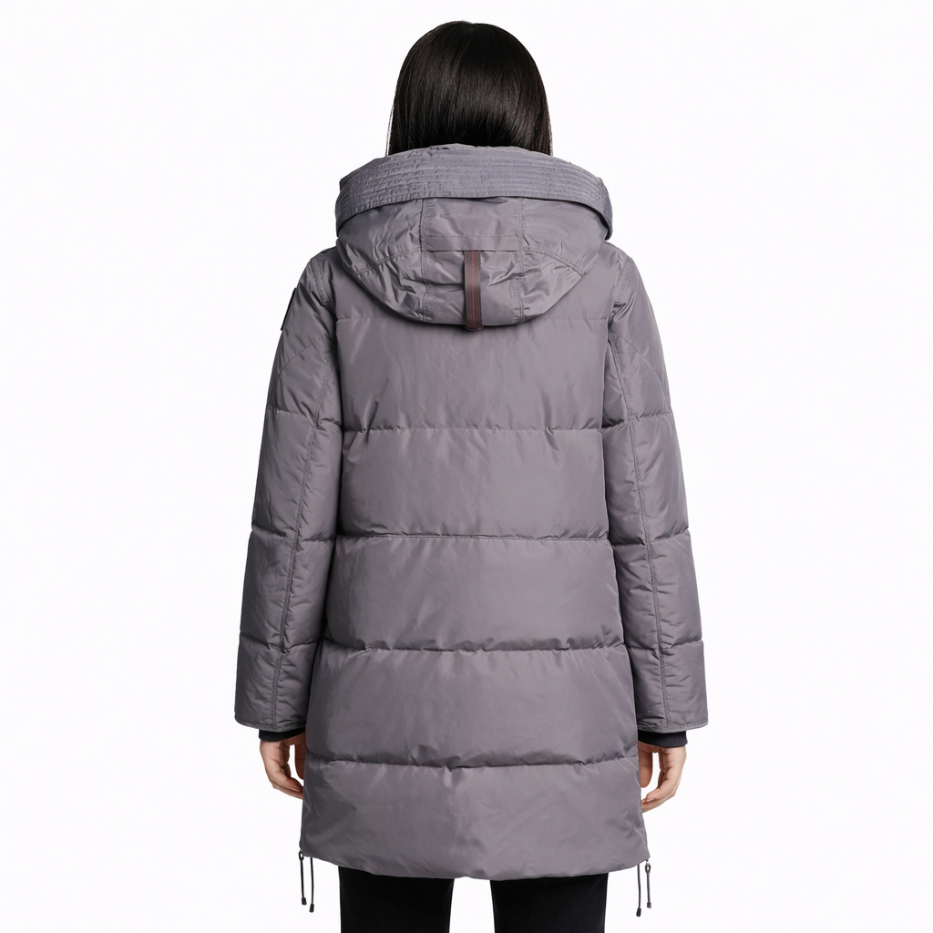 Piumino parka grigio
