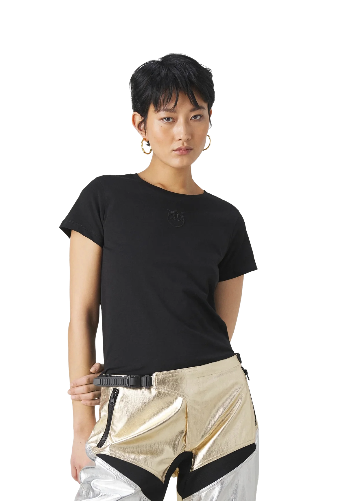 Pantaloni prometeo gold silver