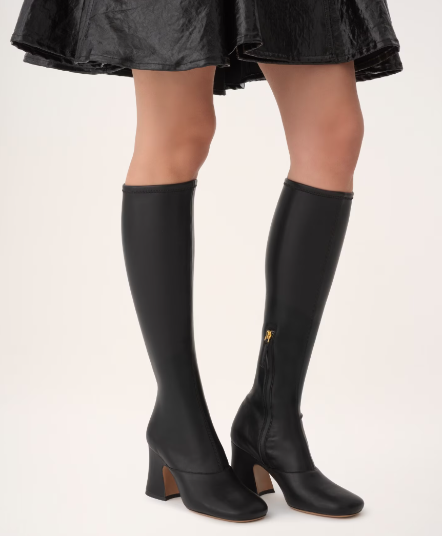 Janis heeled boot black