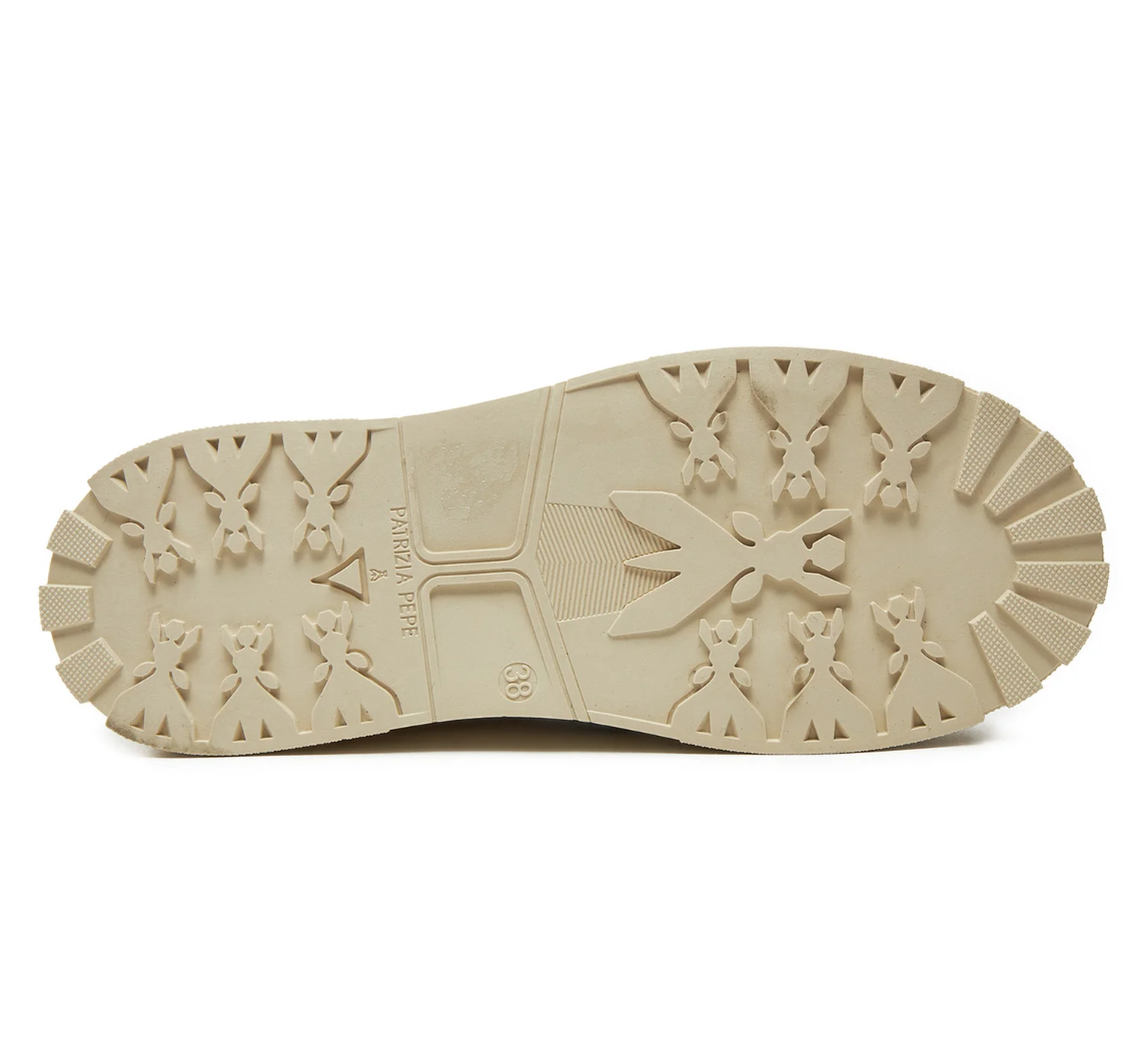 Sneakers scamosciate beige