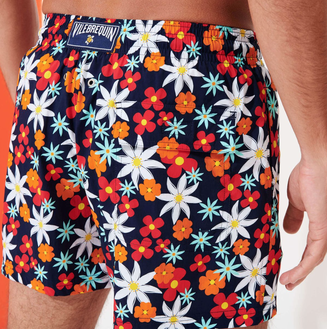 Swim shorts spring flowers