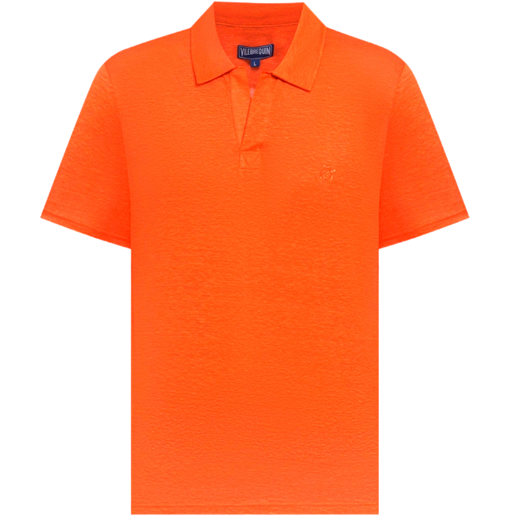 Vilebrequin Polo arancio abricot