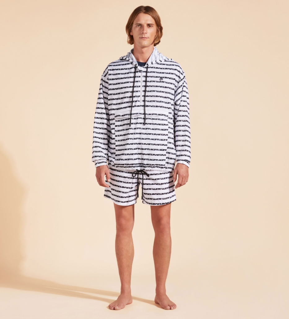 Striped Turtle Round Micro Jacket