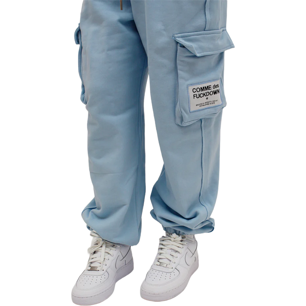 Comme Des Fuckdown Pantaloni azzurri