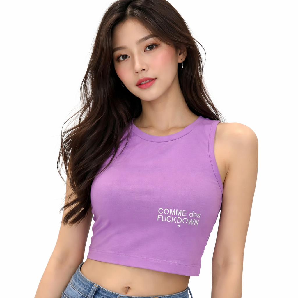 Comme Des Fuckdown Cropped top