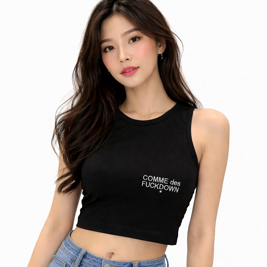 Comme Des Fuckdown Cropped top