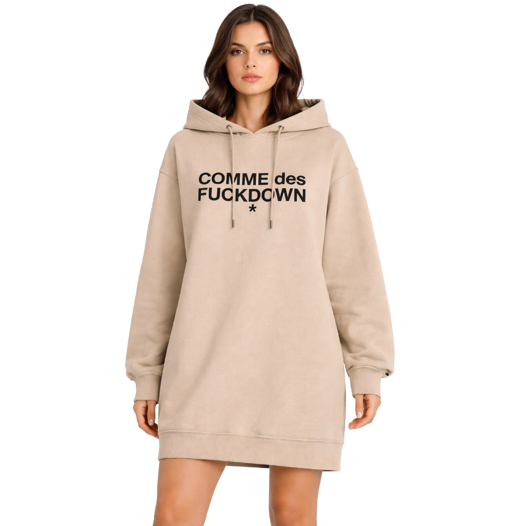 Abito felpa beige