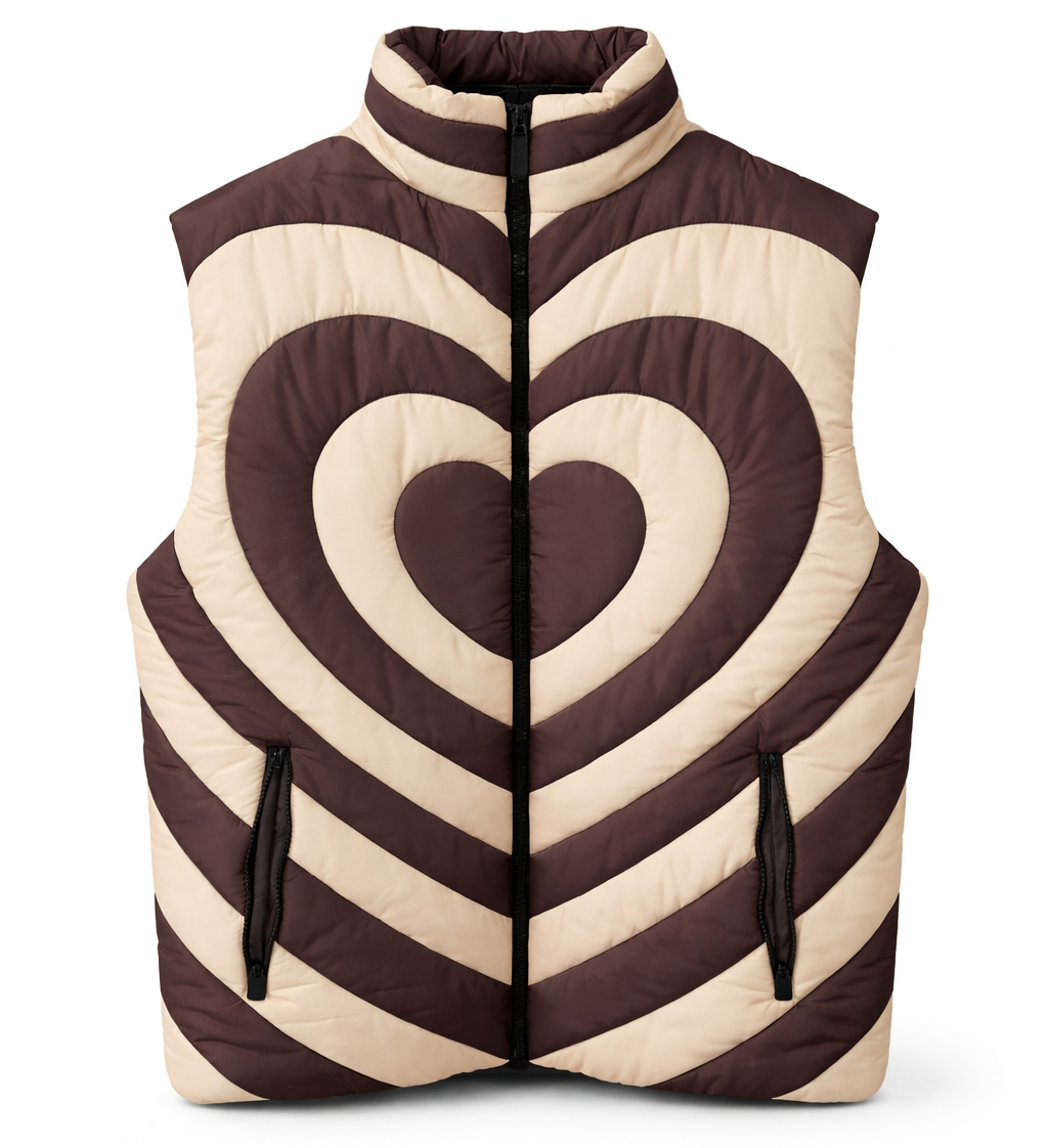 Pharmacy Industry Gilet trapuntato con stampa