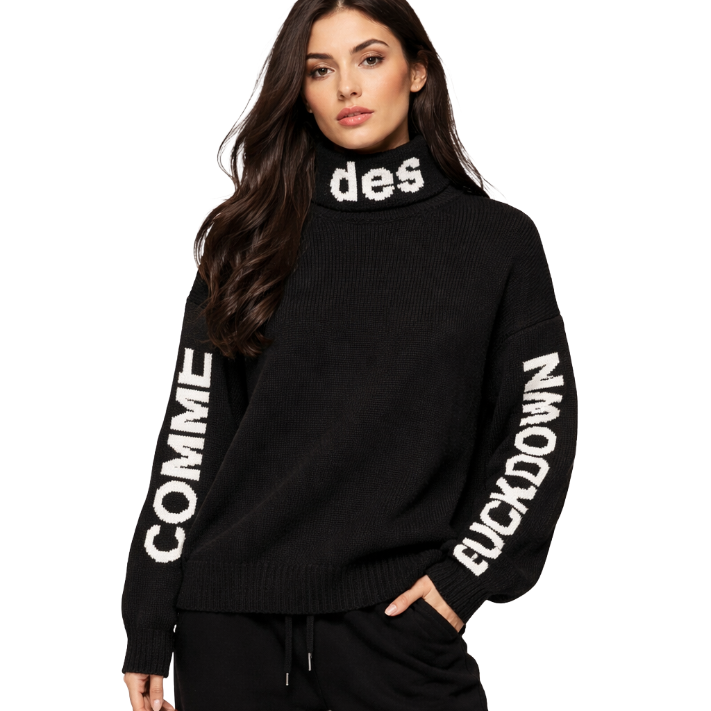 Comme Des Fuckdown Maglia dolcevita