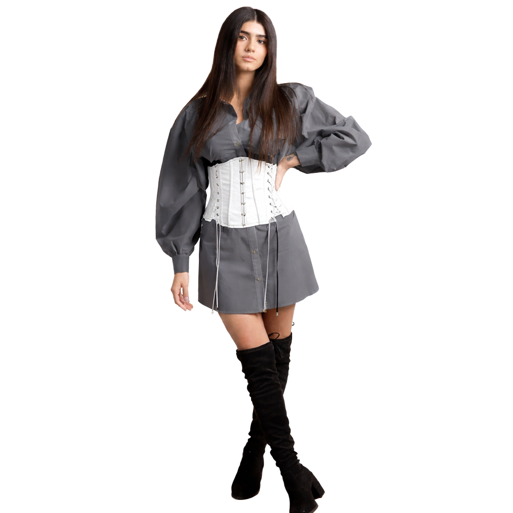 Elisabetta Franchi Top bianco con coulisse