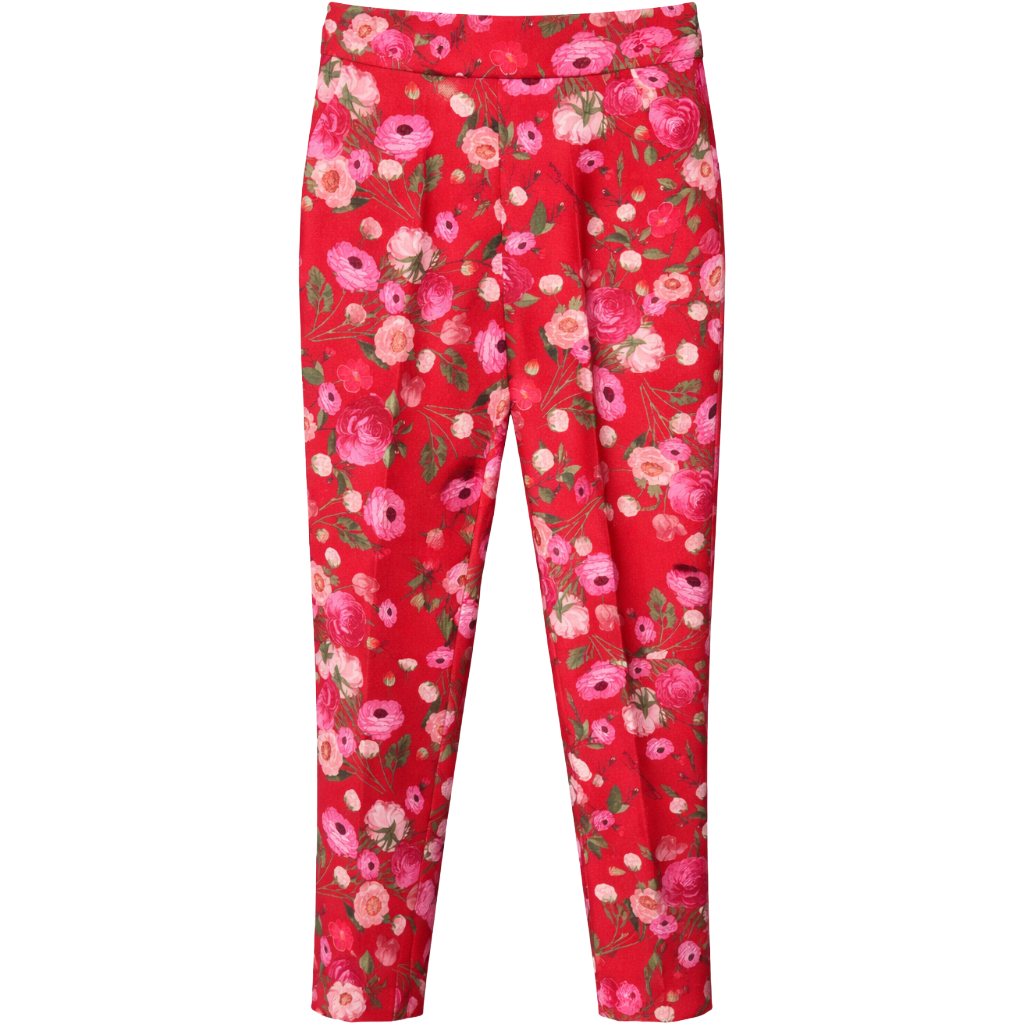 Elisabetta Franchi Pantaloni fantasia floreale