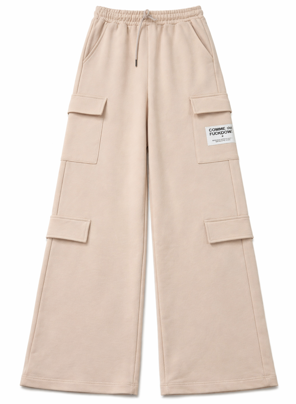 Comme Des Fuckdown Pantaloni cargo beige