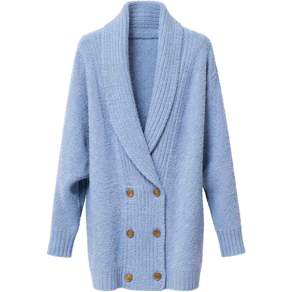 Elisabetta Franchi Cappotto blu doppio petto