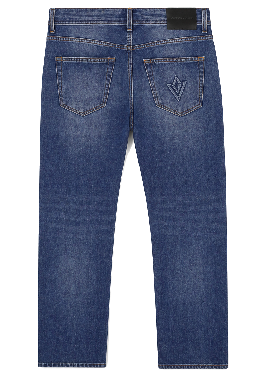 Denim slim fit indaco mid