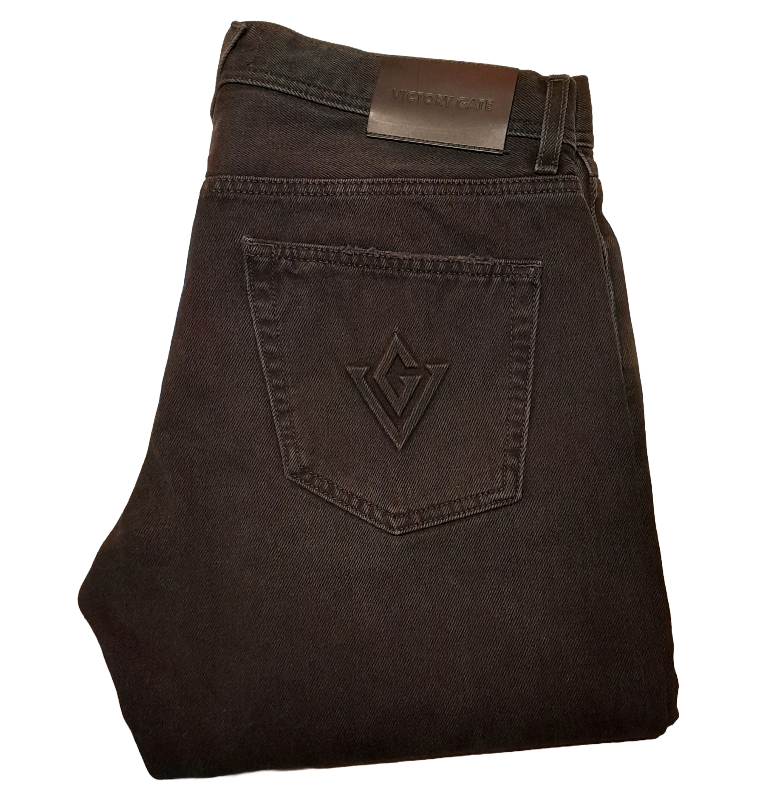 Denim slim fit black