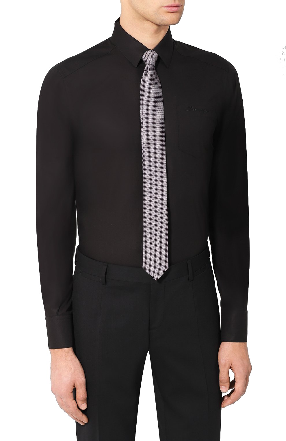 Camicia gold nera