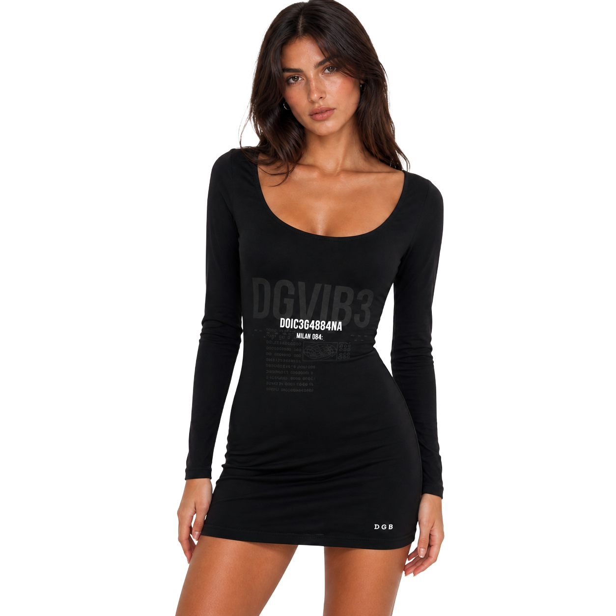 Dolce & Gabbana Abito con stampa frontale