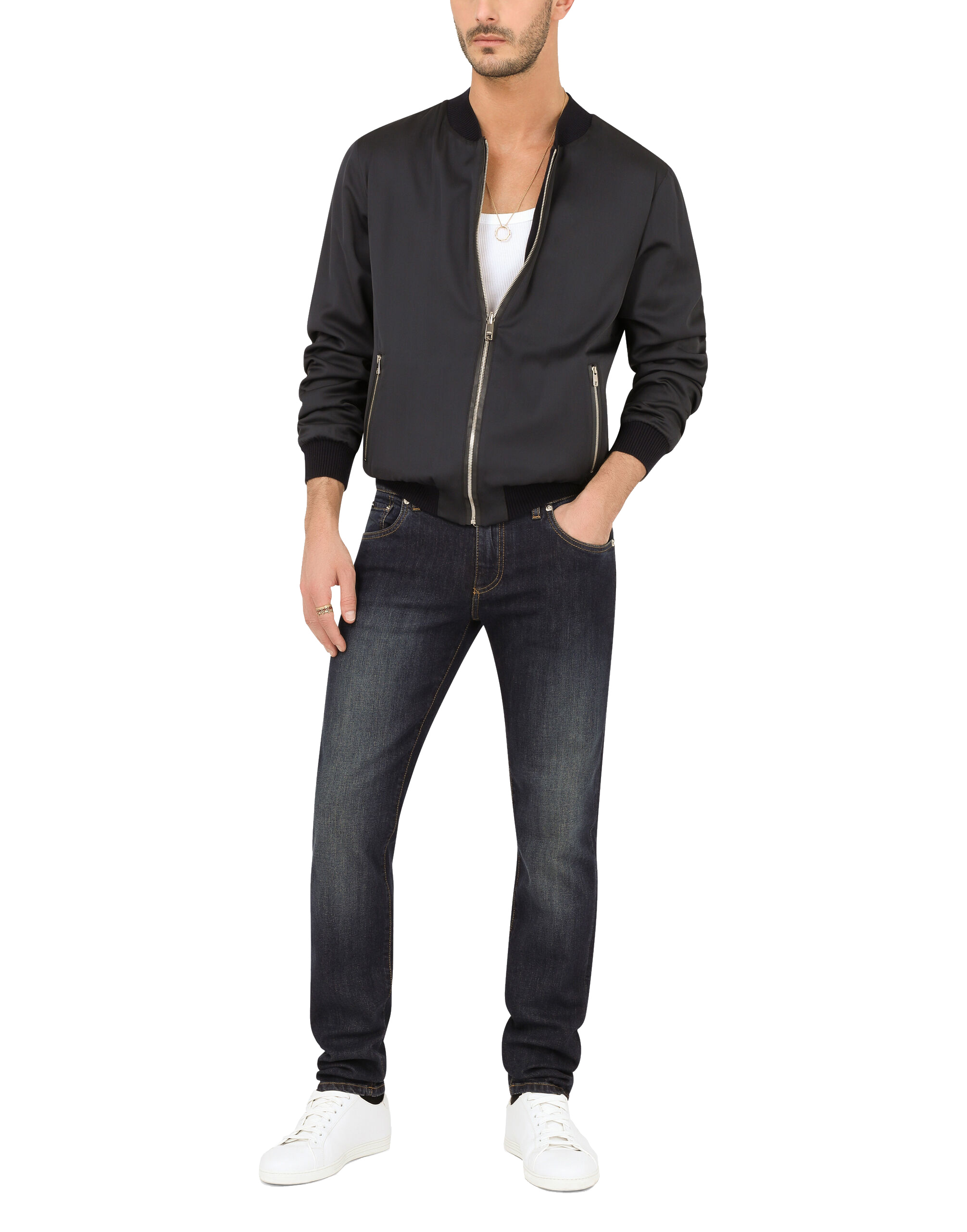 Giacca reversibile seta & cashmere
