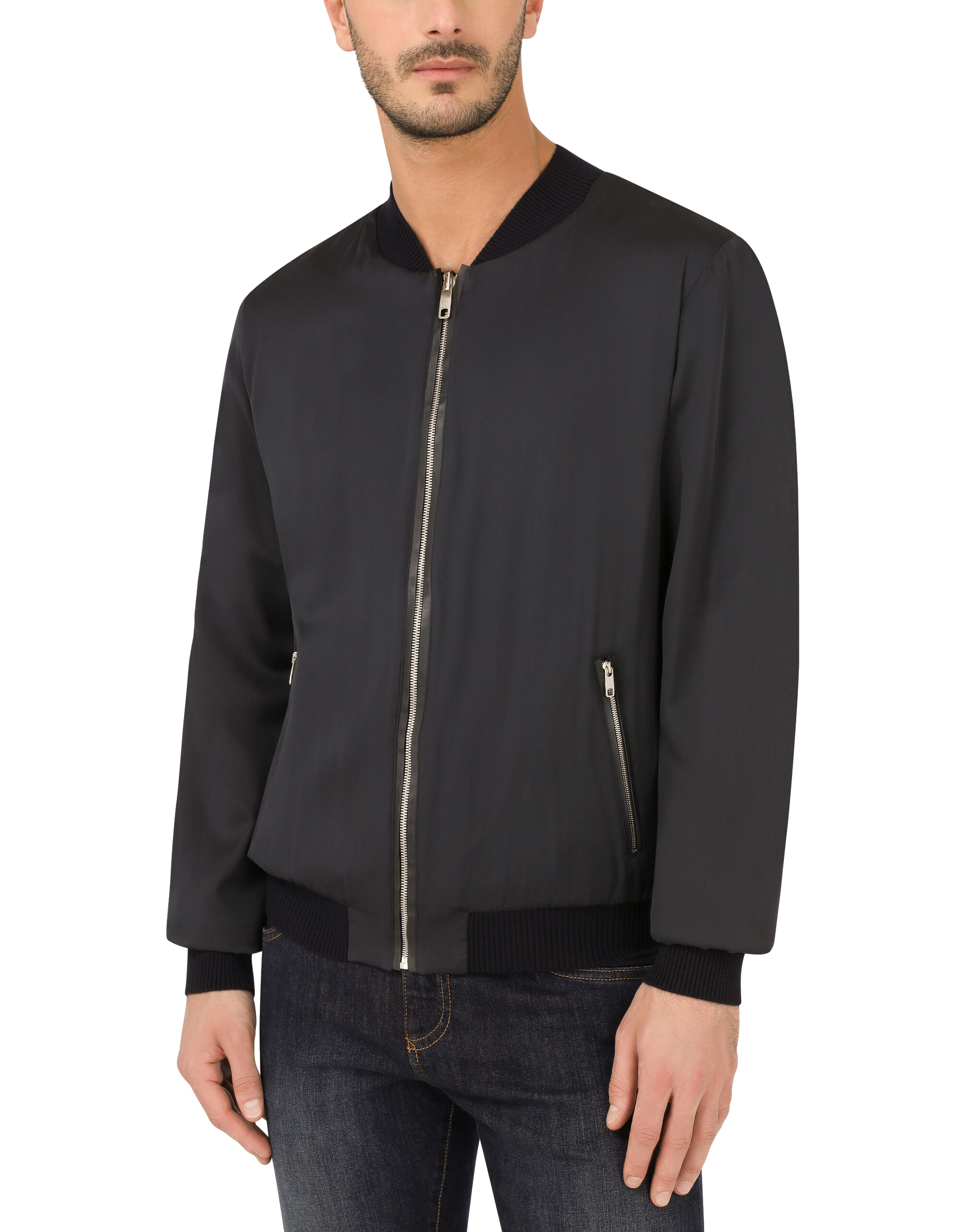 Giacca reversibile seta & cashmere