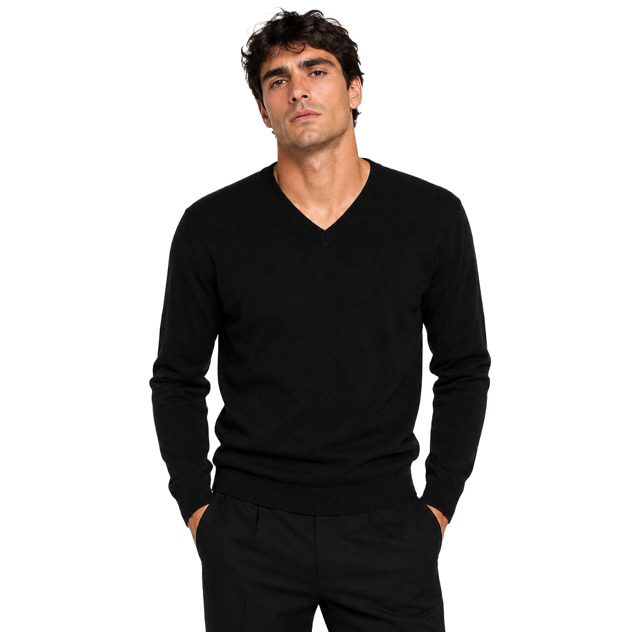 Maglia con scollo v