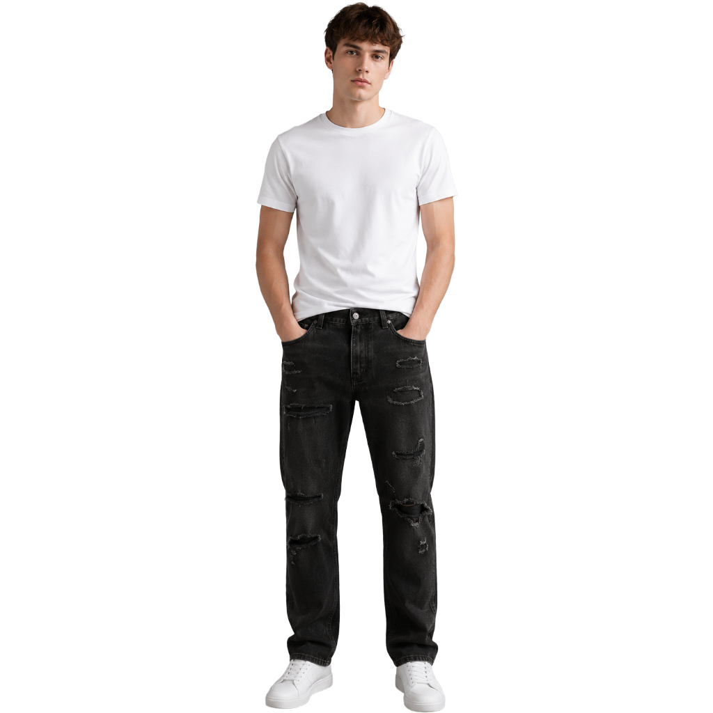 Dolce & Gabbana Jeans strappati regular