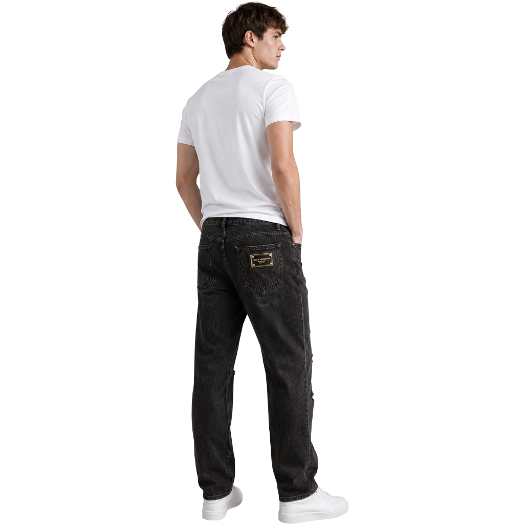 Jeans strappati regular