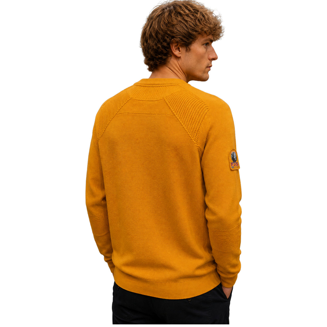 Maglia girocollo arancione