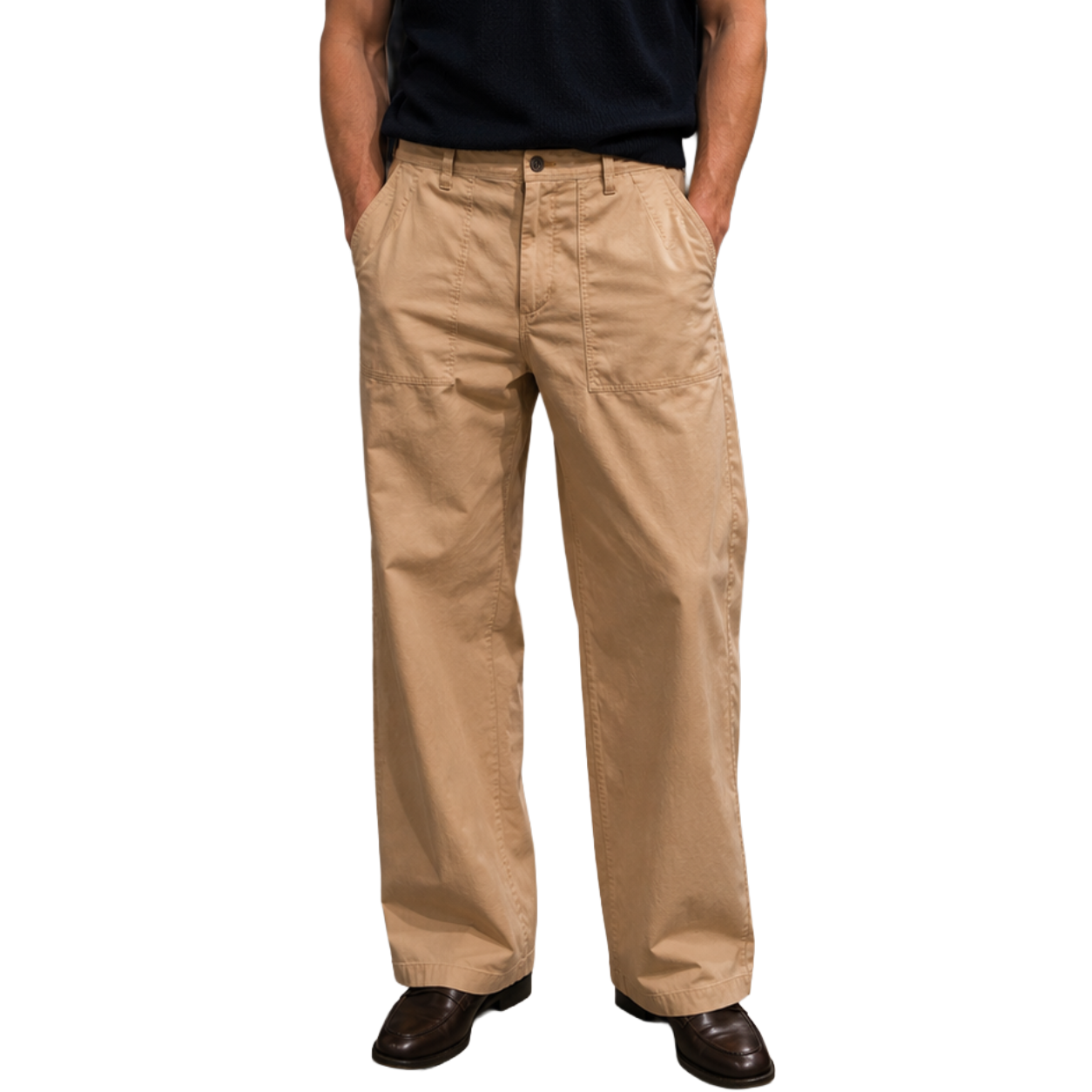 Pantaloni desert khaki