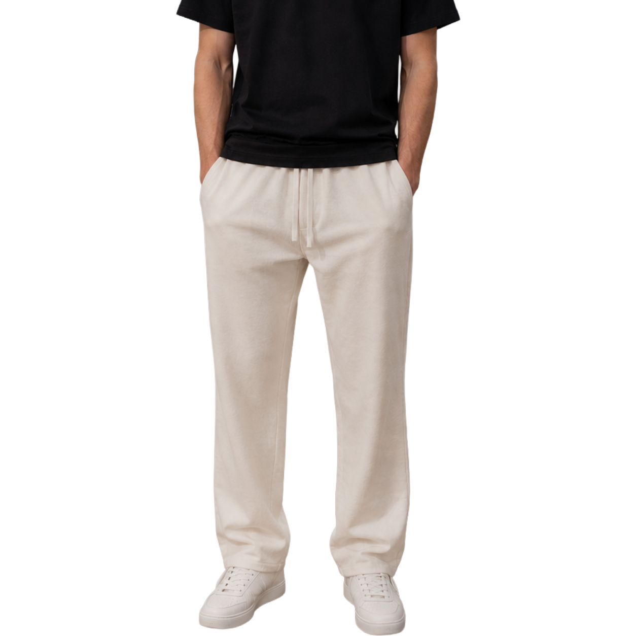 Pantaloni cotone bianchi