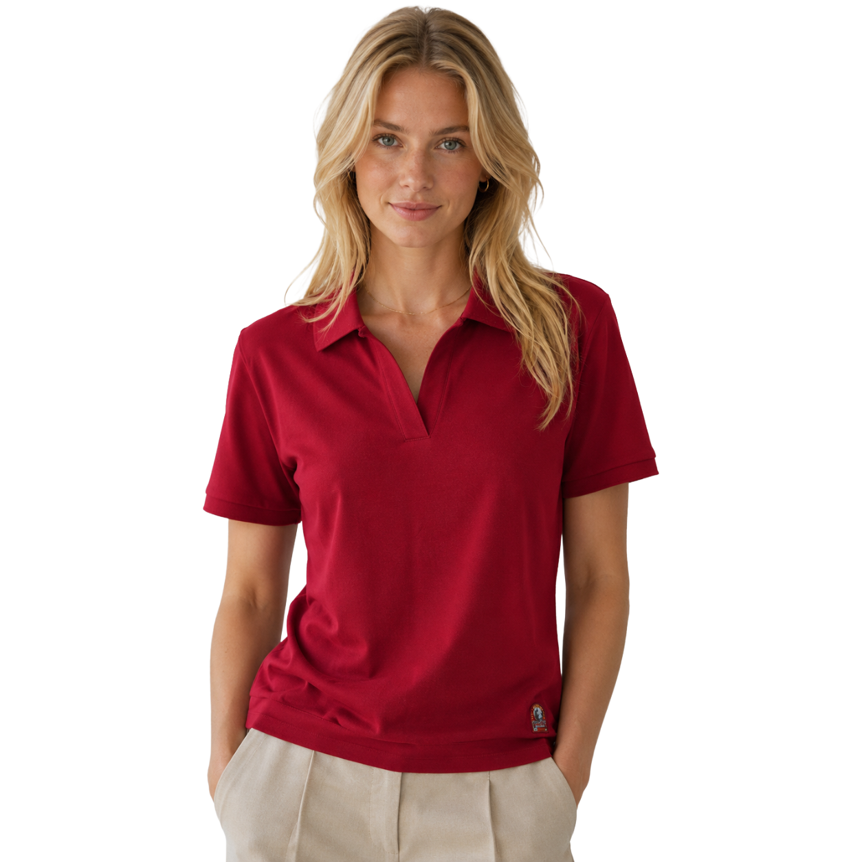 Polo ginan rossa