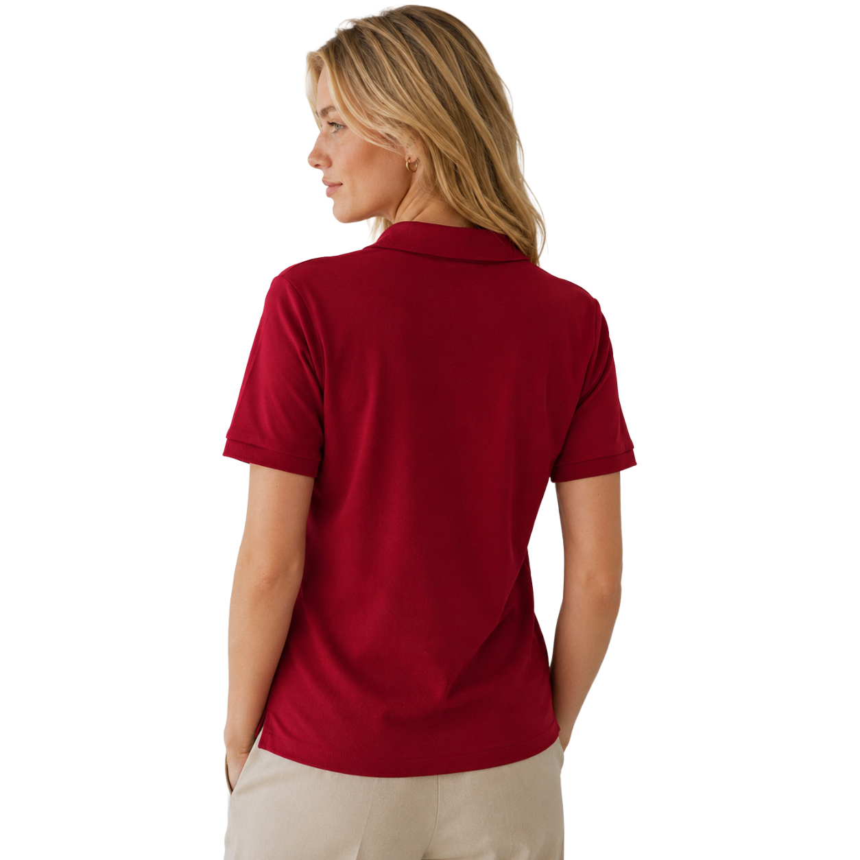 Polo ginan rossa