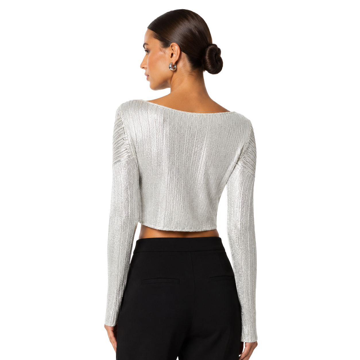 Top a maniche lunghe