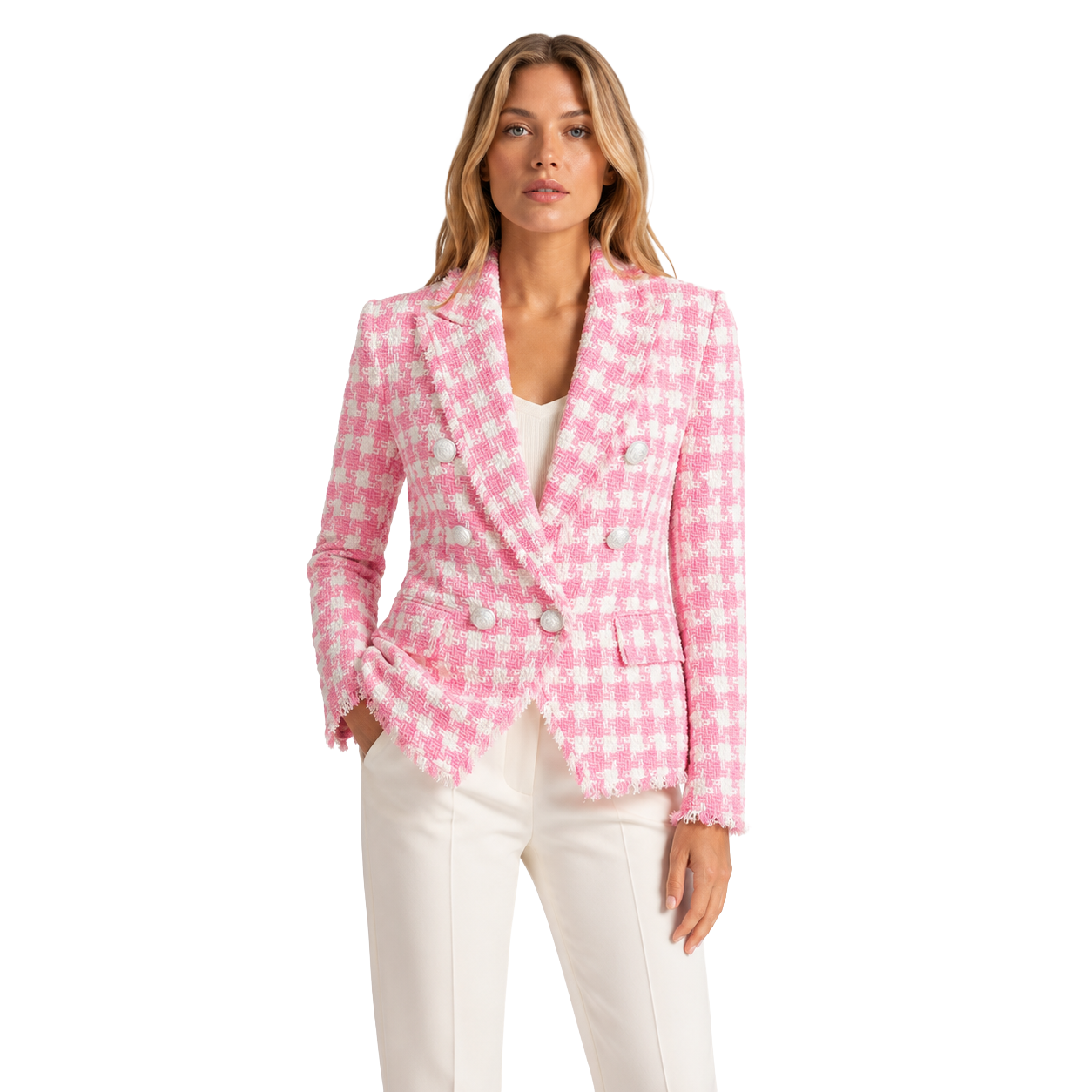 Balmain Giacca a quadri