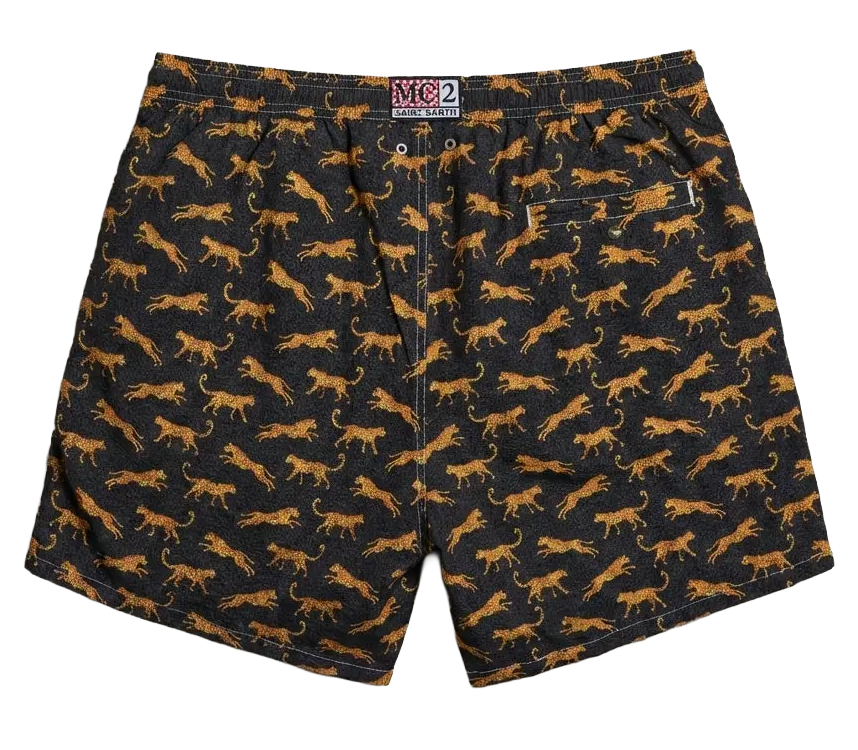 Lighting leopard anml