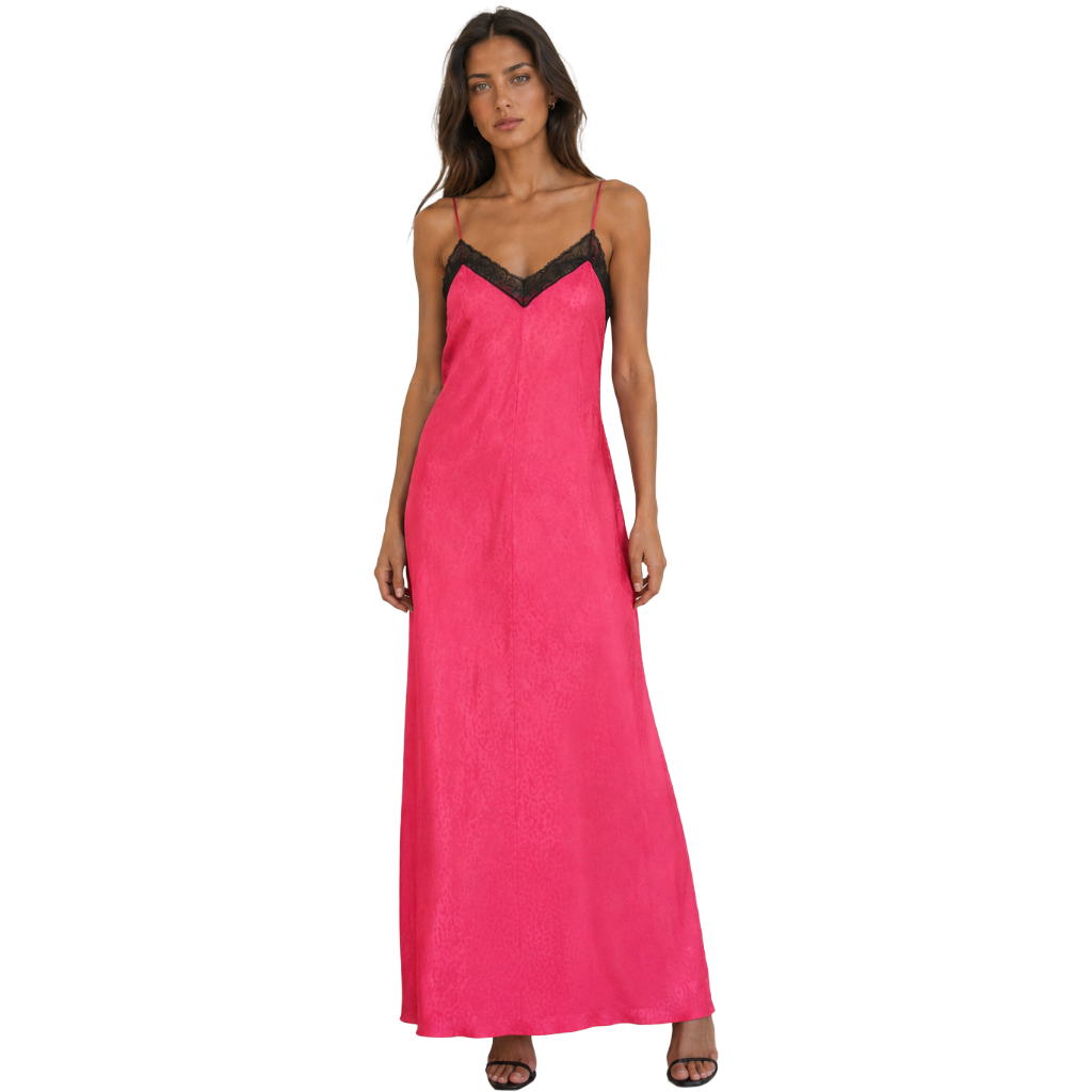 Patrizia Pepe Abito animalier fucsia