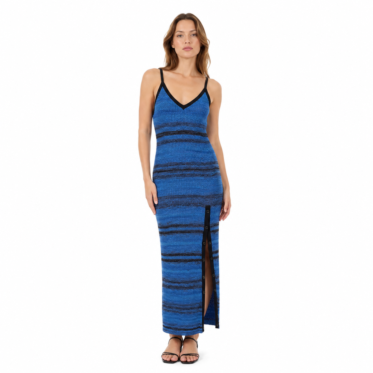 Patrizia Pepe Abito blu black chine