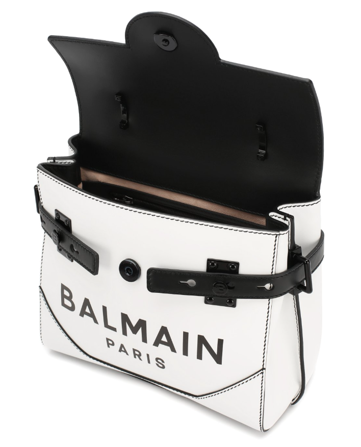 Bb logo flap over shoulder bag