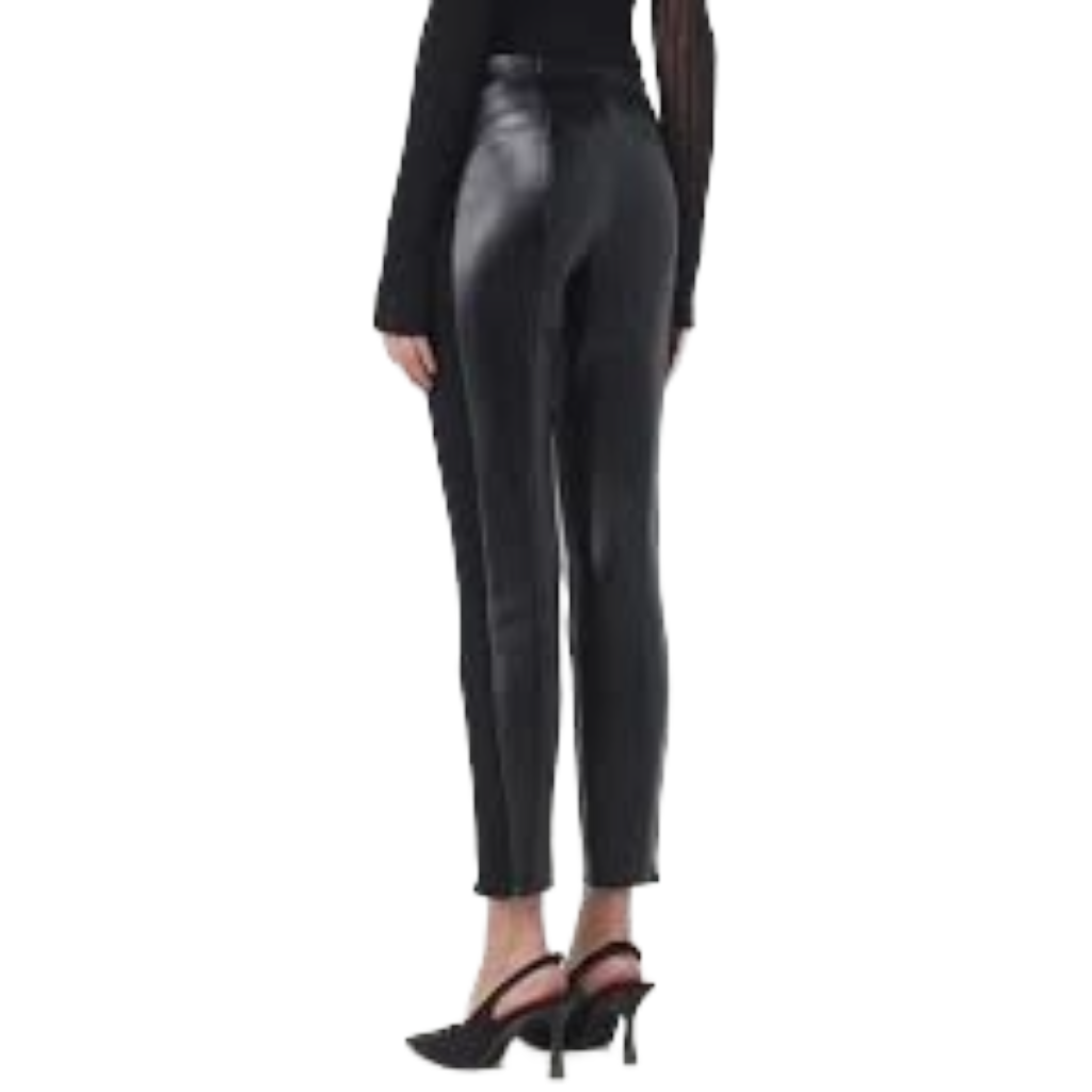 Pantaloni lucidi neri