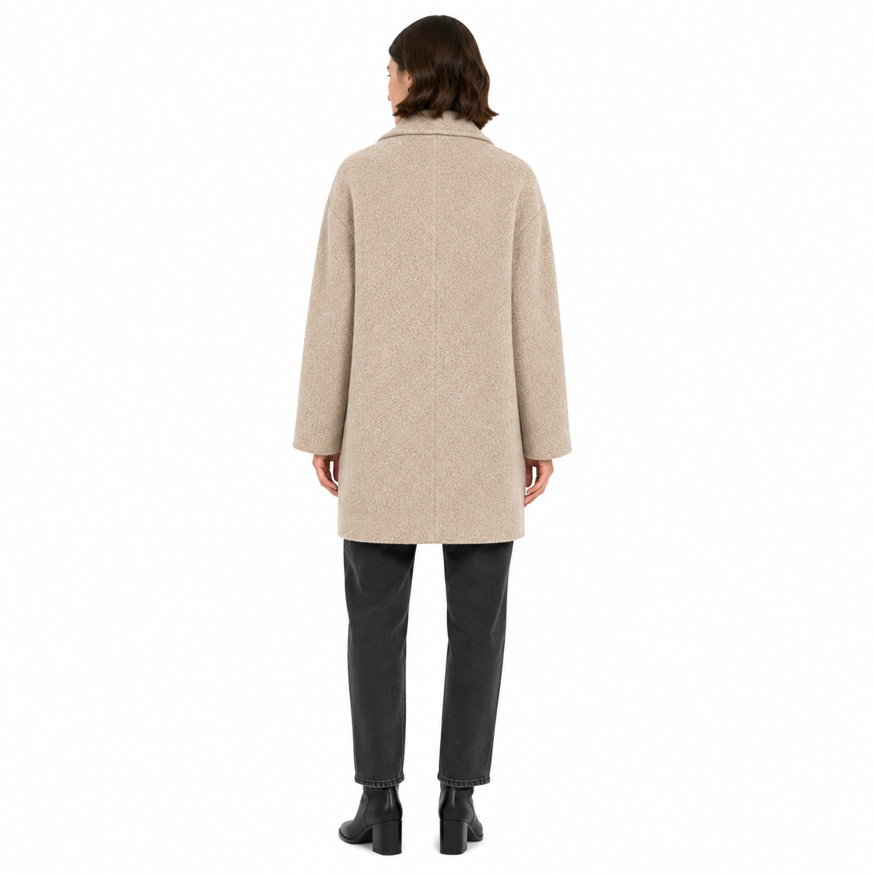Cappotto lana doppiopetto
