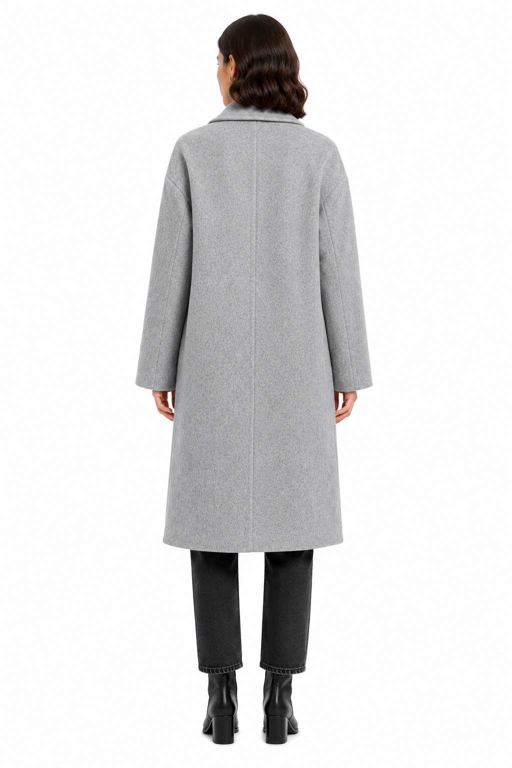 Cappotto lungo lana doppiopetto