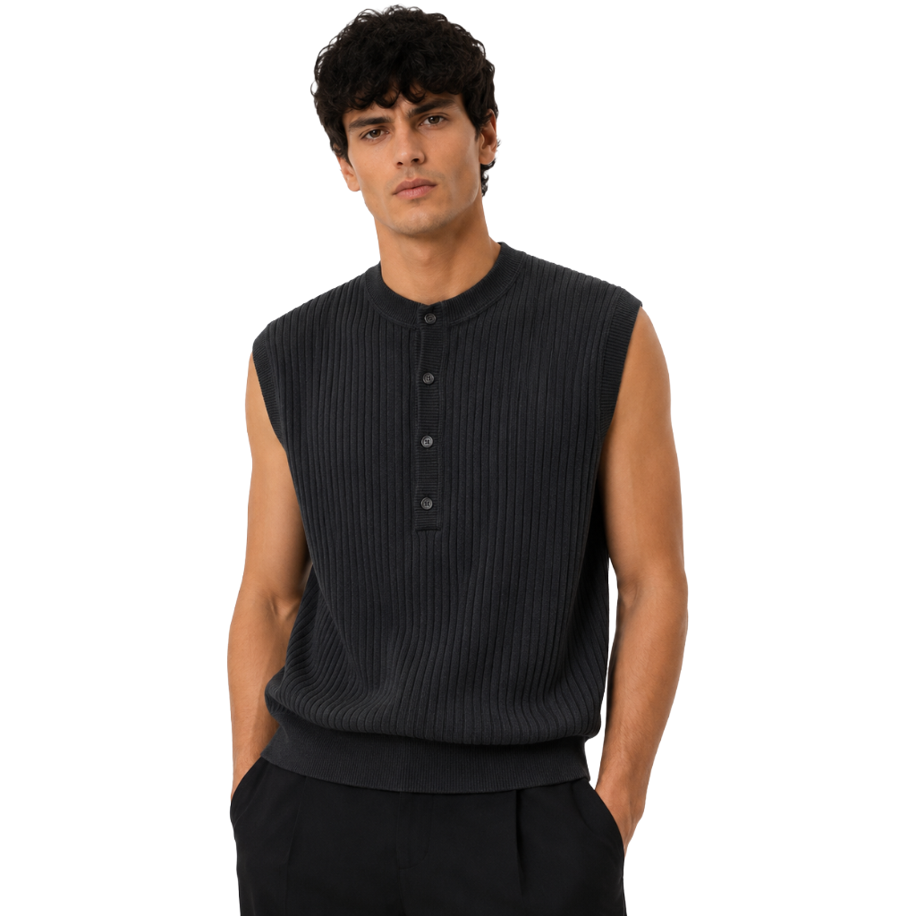 Dolce & Gabbana Gilet a coste blu
