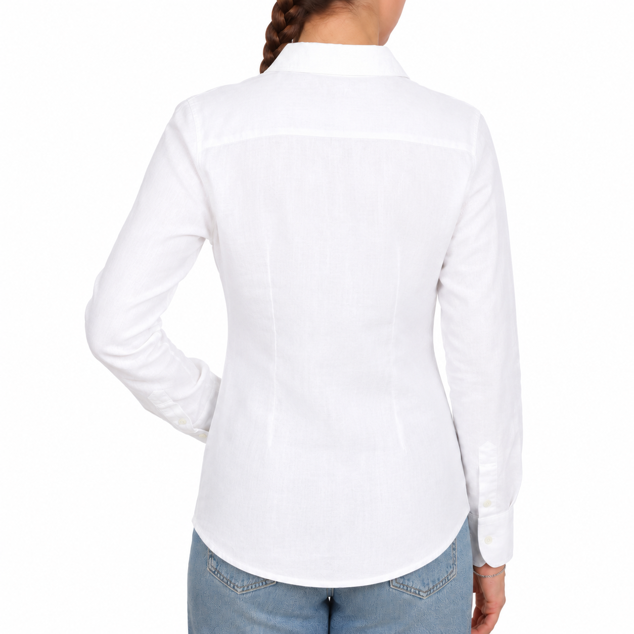 Camicia lino bianco
