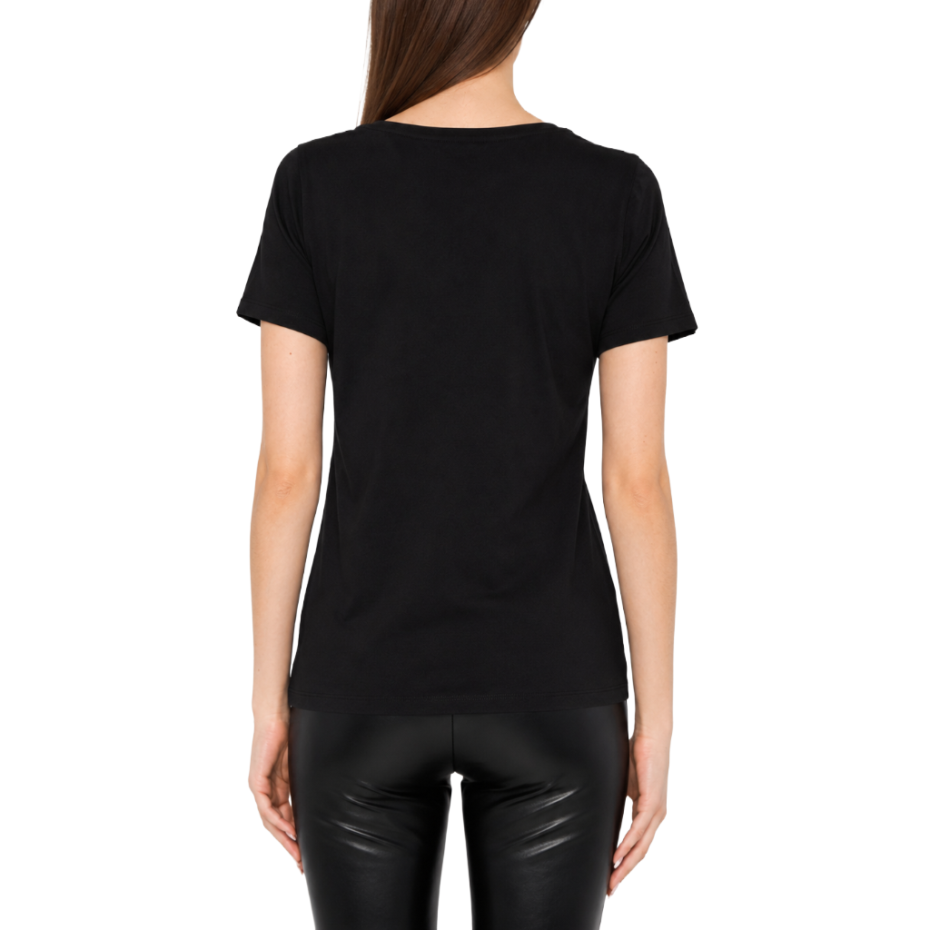 T-shirt con strass