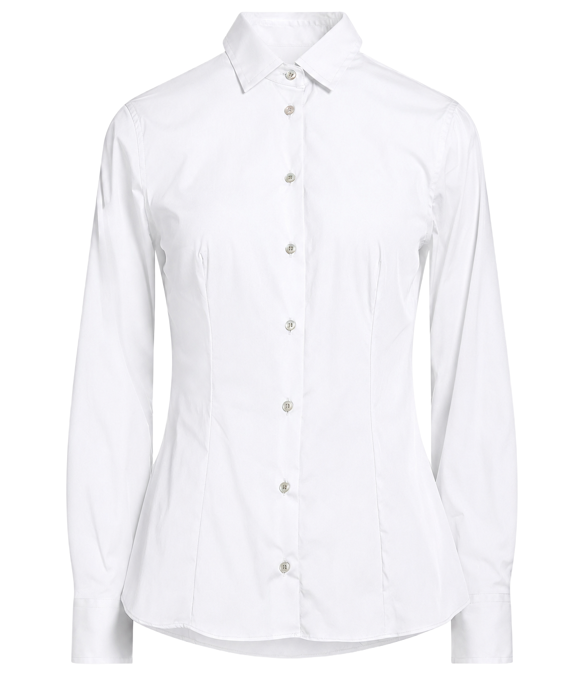 Camicia misto cotone bianco