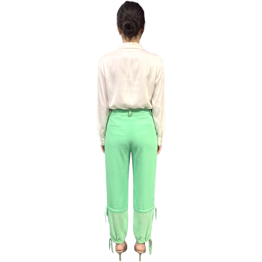 Pantaloni priapo verde