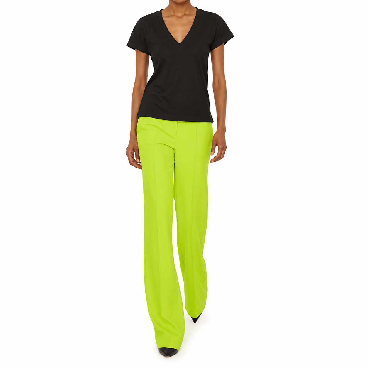 Pantaloni hulka lime