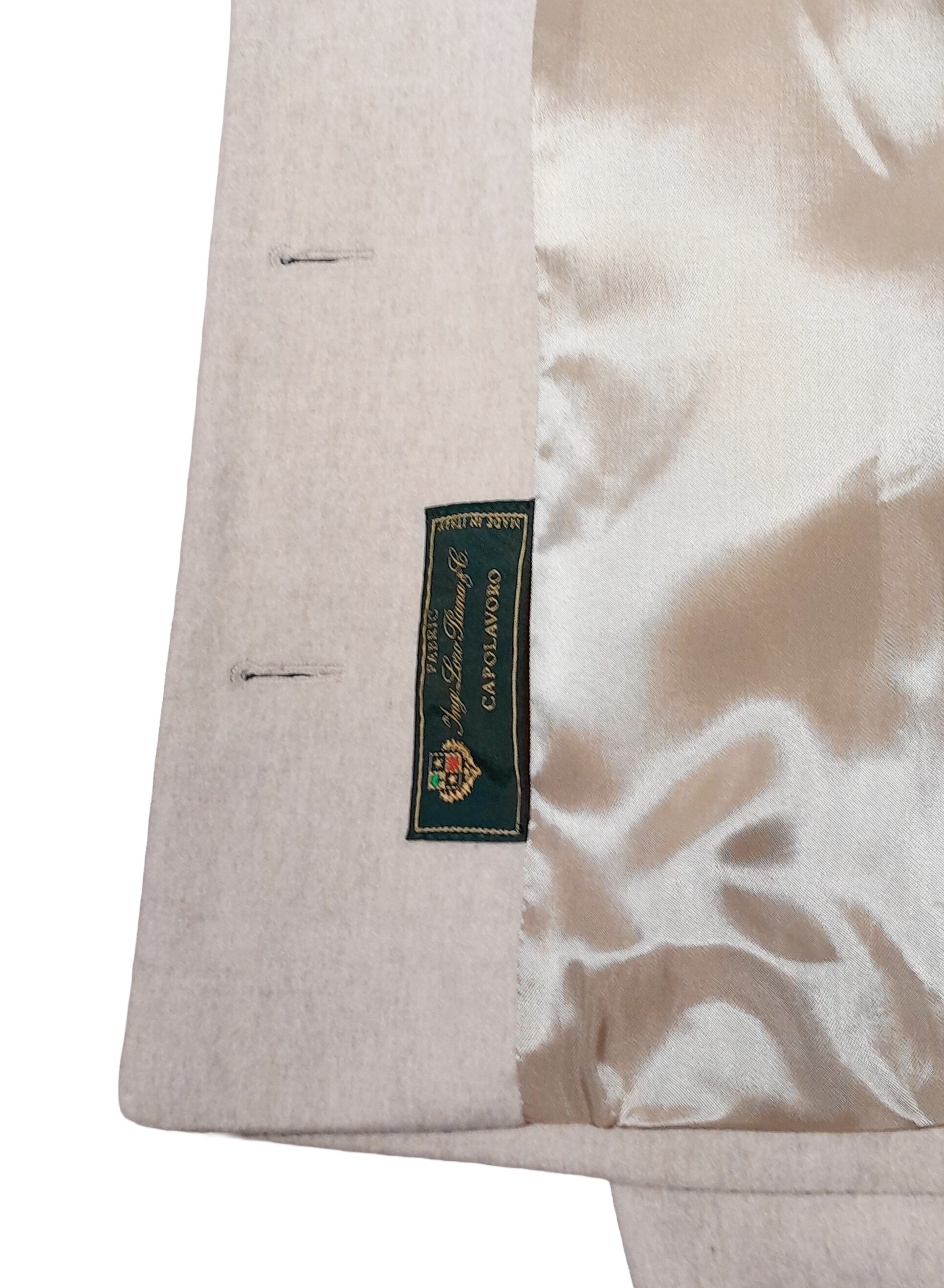 Cappotto corto pelliccia beige