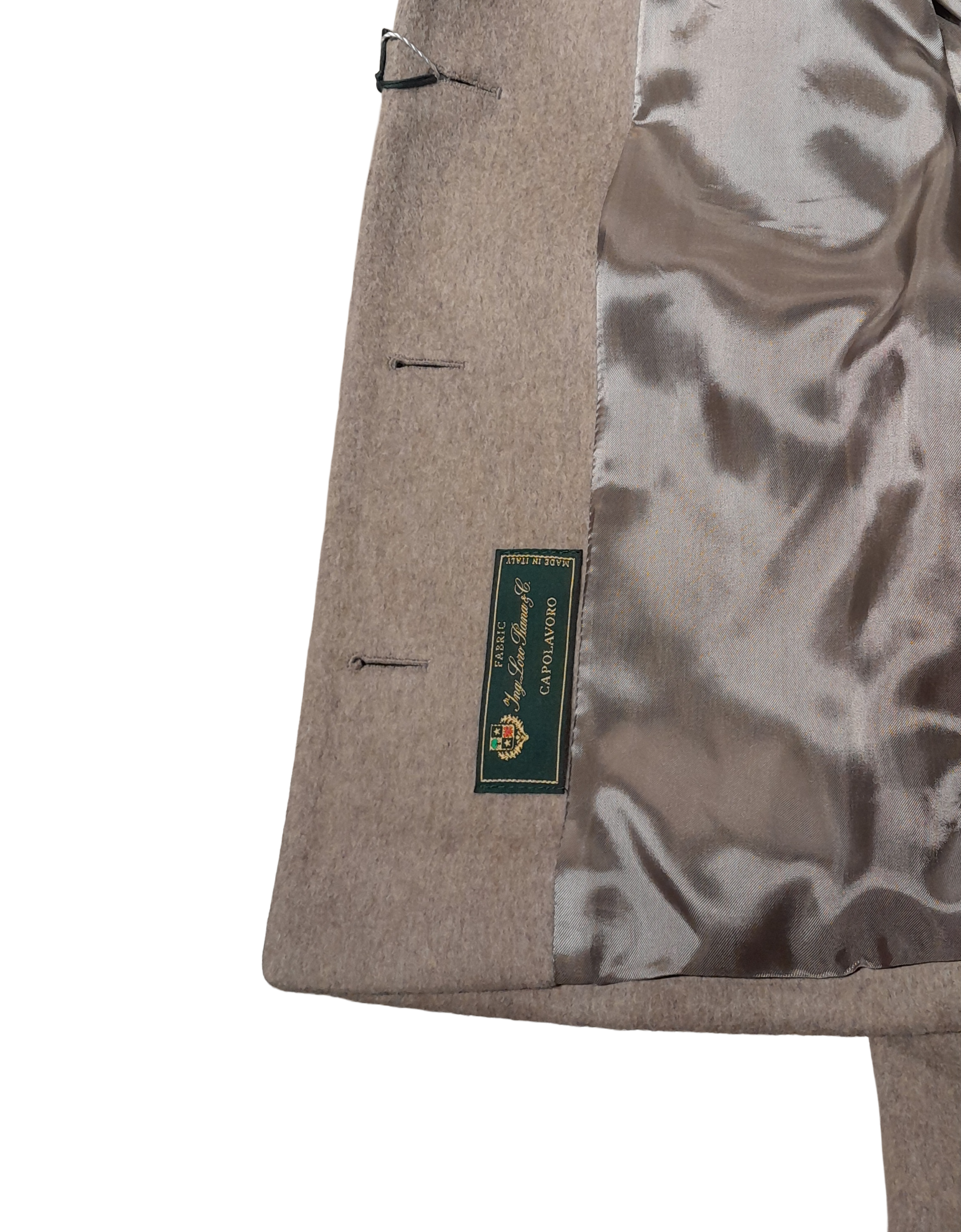 Cappotto corto pelliccia camel